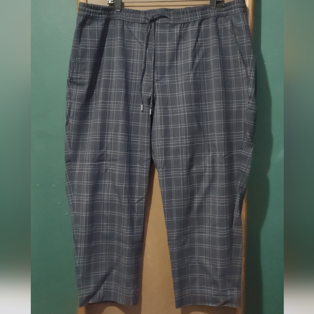 Banana Republic Plaid Drawstring Pants (Matching blazer also available)